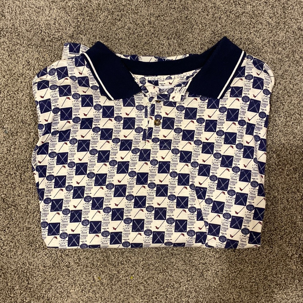 Vintage patterned polo